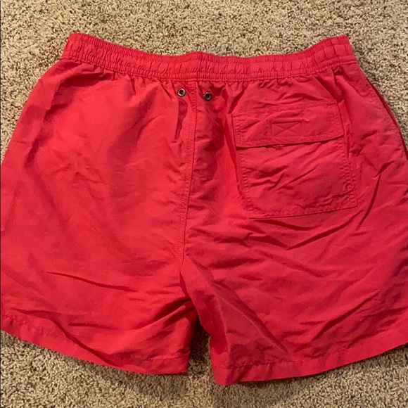 Men’s Magenta RL Polo Swim Trunks - Picture 3 of 3